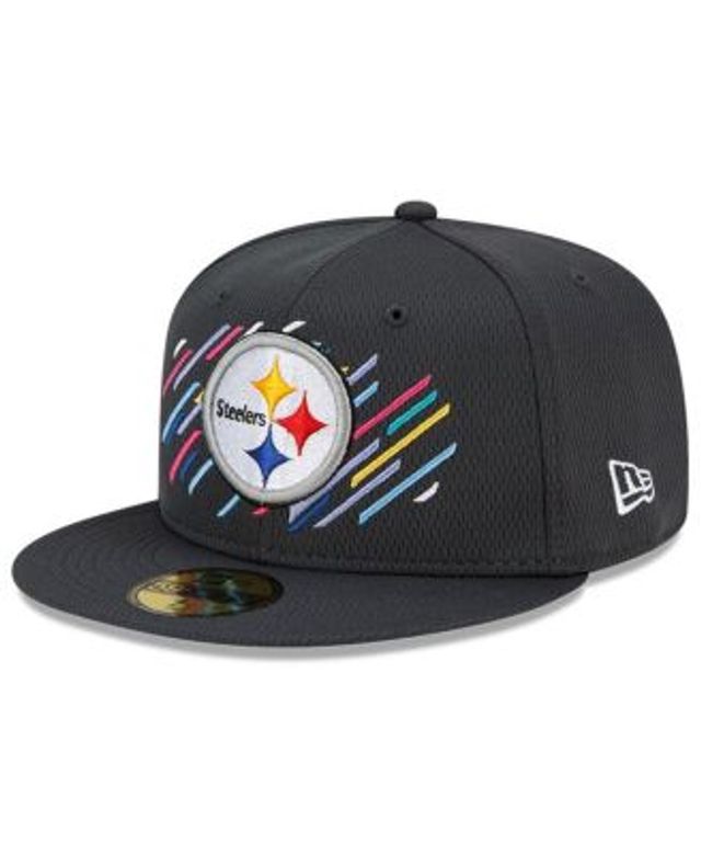 Men's New Era Charcoal Pittsburgh Steelers 2021 NFL Crucial Catch Knit Hat