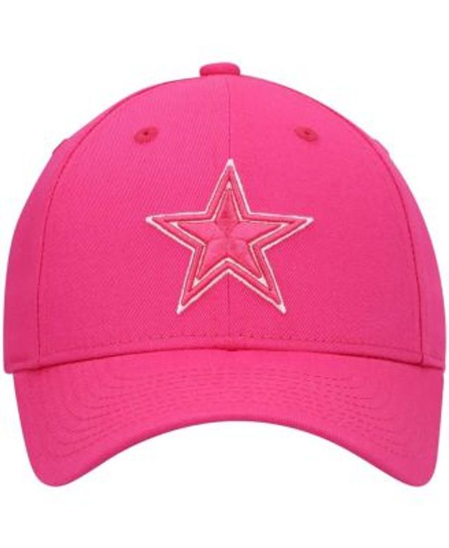 Girls Youth '47 White Dallas Cowboys Adore Clean Up Adjustable Hat