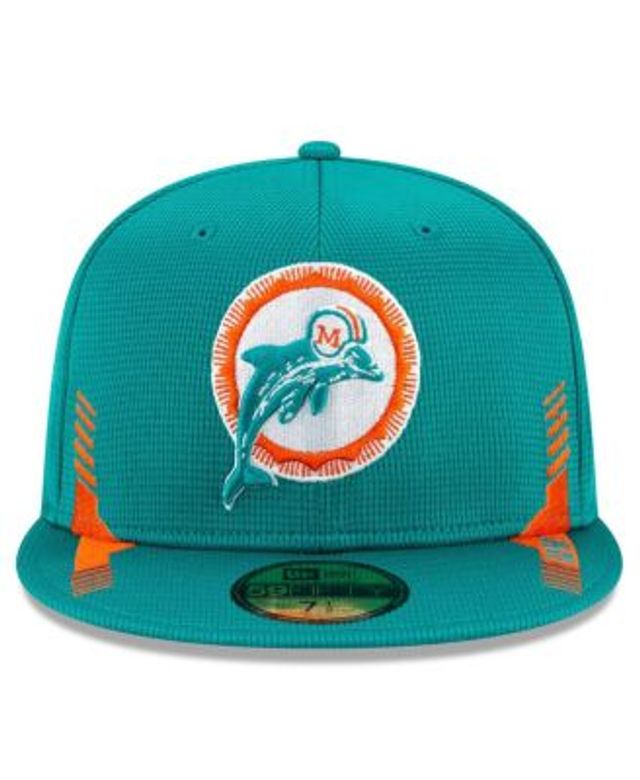 New Era Miami Dolphins Heather Black White 59FIFTY Fitted Cap - Macy's