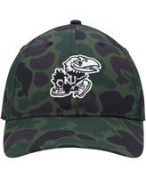 Men's Adidas Camo Kansas Jayhawks Military Appreciation Slouch Primegreen Adjustable Hat