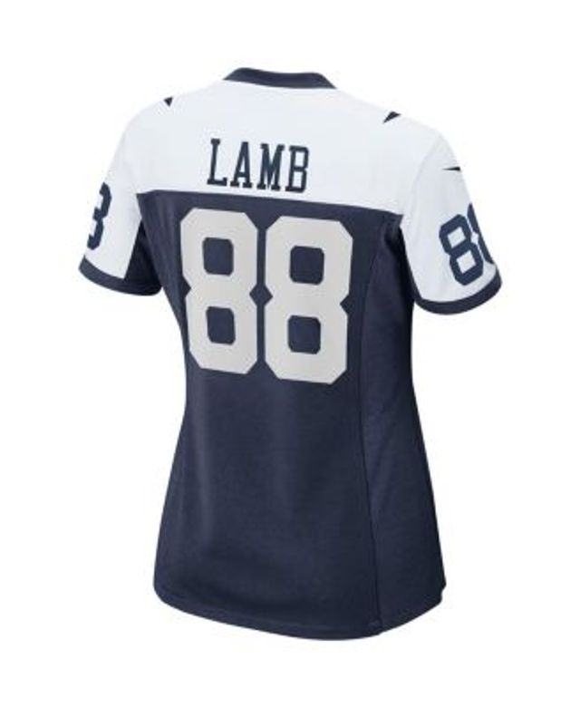 Women's Nike CeeDee Lamb Gray Dallas Cowboys Inverted Legend Jersey 