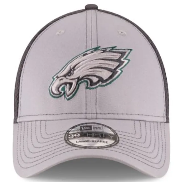 Men's New Era Black Philadelphia Eagles 2021 NFL Sideline Home Logo  39THIRTY Flex Hat