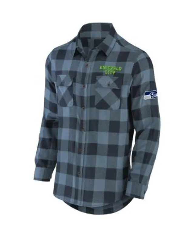 Men's NFL x Darius Rucker Collection by Fanatics Tan Las Vegas Raiders  Flannel Long Sleeve Button-Up Shirt