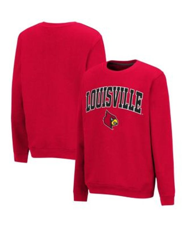 Youth Colosseum Red Louisville Cardinals Campus Pullover