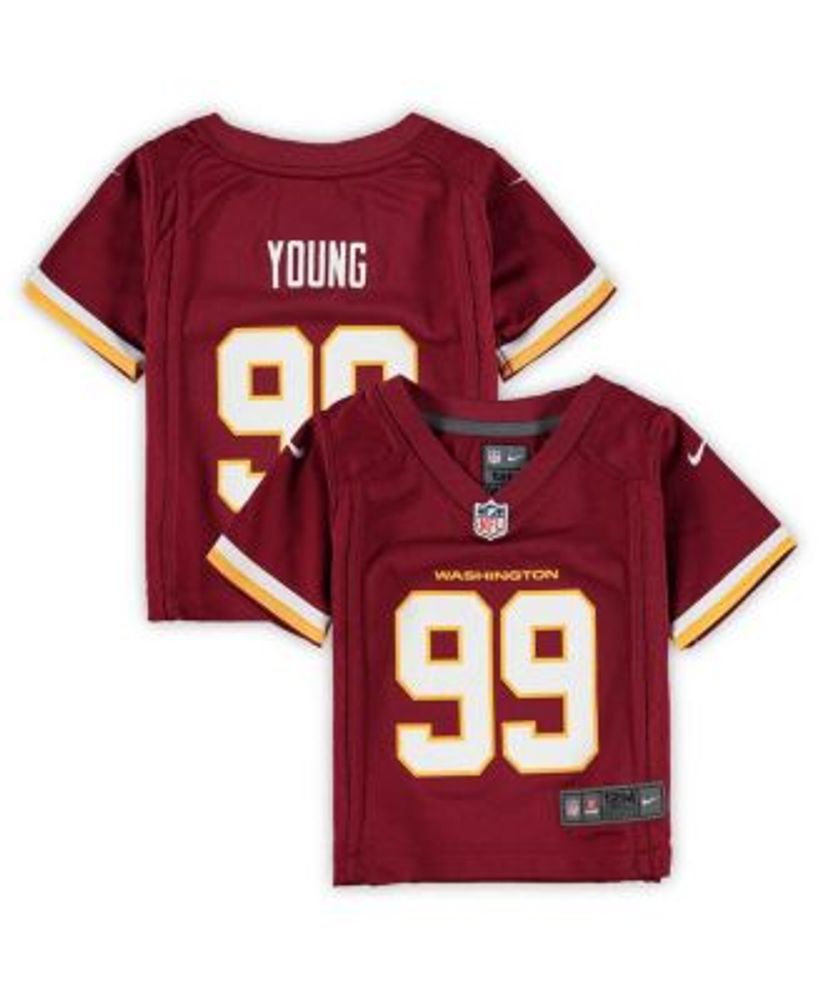 Men's Nike Chase Young Burgundy Washington Football Team Alternate Game  Jersey