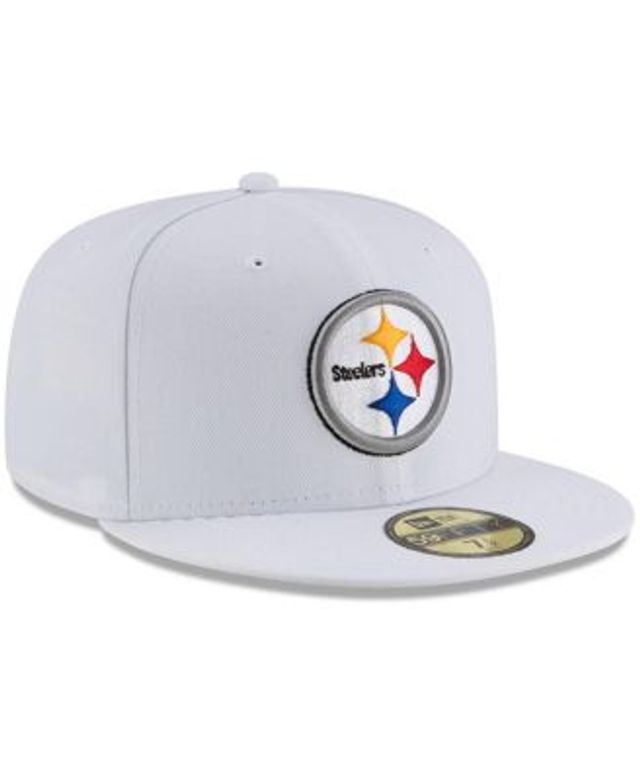 Pittsburgh Steelers New Era Omaha Throwback 59FIFTY Fitted Hat - Black