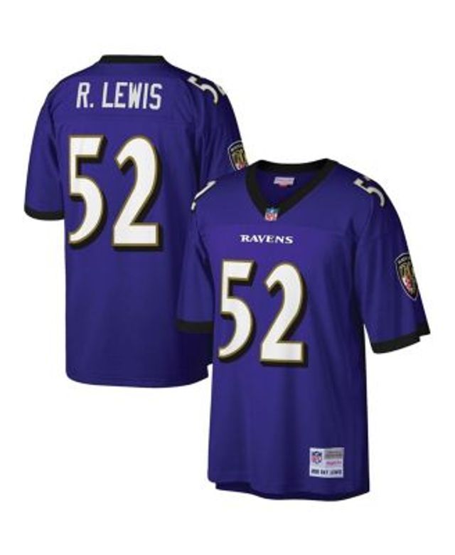 Men's Baltimore Ravens Ray Lewis Mitchell & Ness Purple Big & Tall 2000 Retired Player Replica Jersey