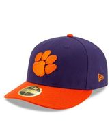 Men's New Era Orange Clemson Tigers Basic Low Profile 59FIFTY