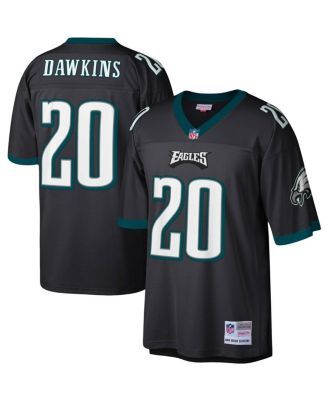 Men's Mitchell & Ness Brian Dawkins Midnight Green/Black Philadelphia Eagles Big Tall Split Legacy Retired Player Replica Jersey