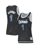 Men's Mitchell & Ness Black Orlando Magic 1994 Hardwood Classics 75th Anniversary Swingman Shorts Size: Extra Large