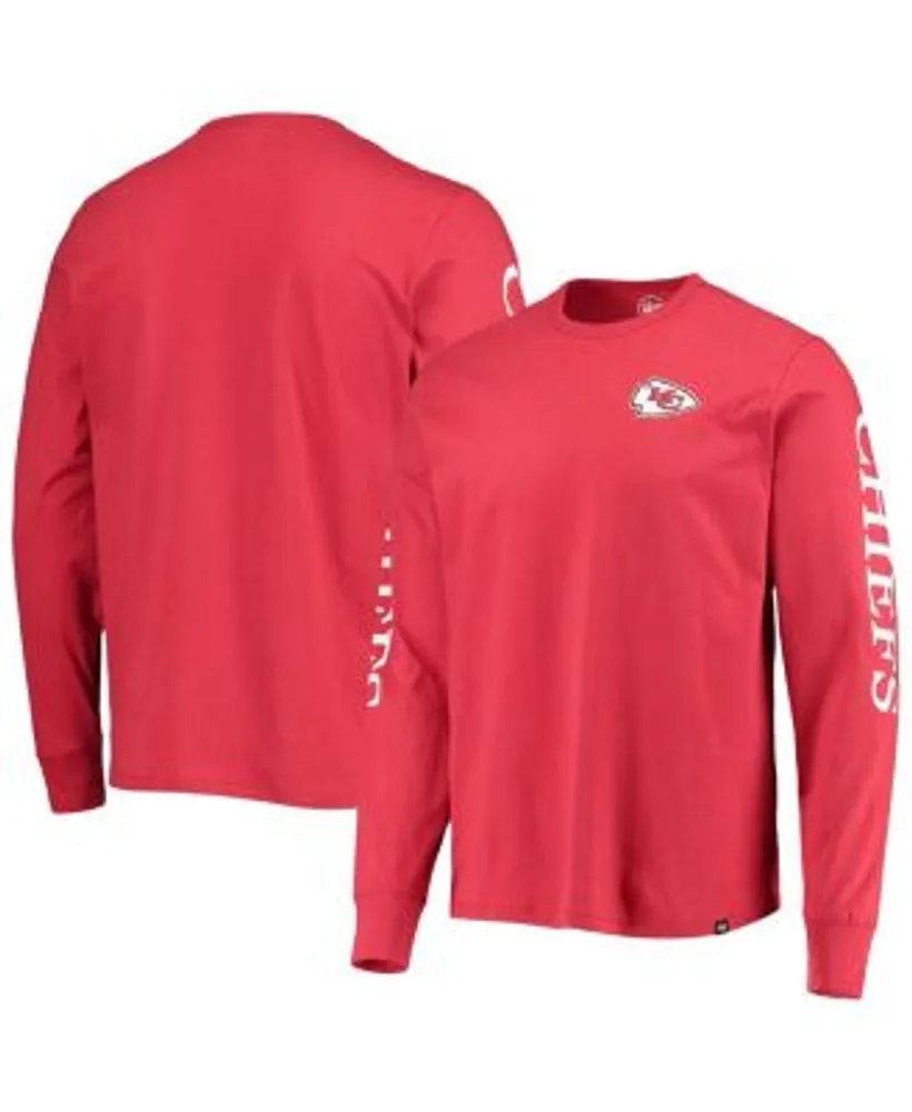 47 Brand Men's Red Kansas City Chiefs Franklin Long Sleeve T-shirt