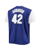 Men's Brooklyn Dodgers Jackie Robinson Royal/White Cooperstown Collection  Replica Player Jersey
