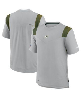 Nike Men's Green Bay Packers Sideline Velocity Dark Grey Heather