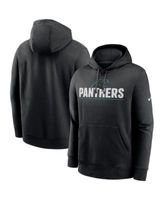 Men's Nike Black Carolina Panthers Sideline Club Fleece Pullover Hoodie Size: Small