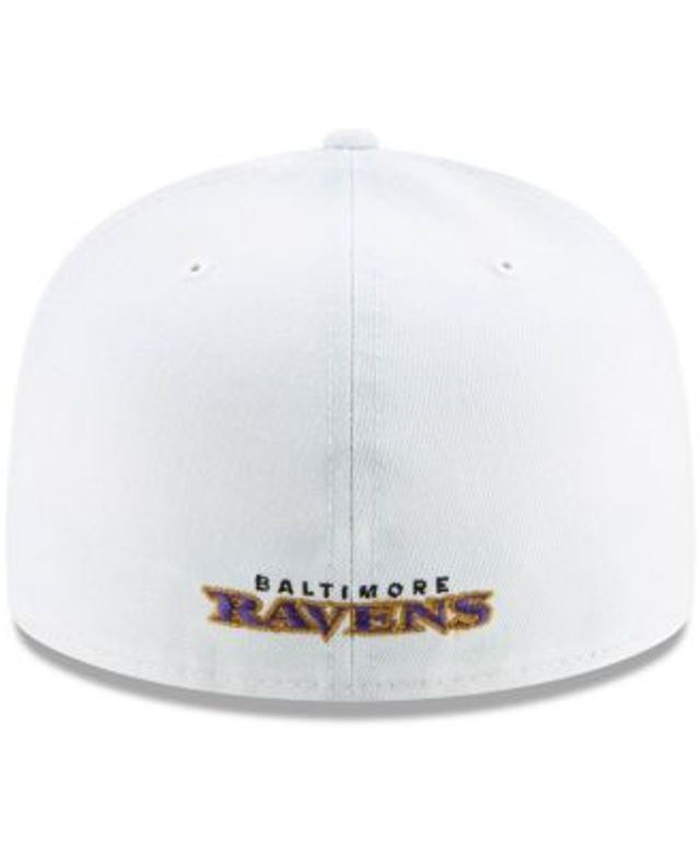 New Era Men's White Baltimore Ravens Shield Omaha Low Profile 59FIFTY  Fitted Hat - Macy's