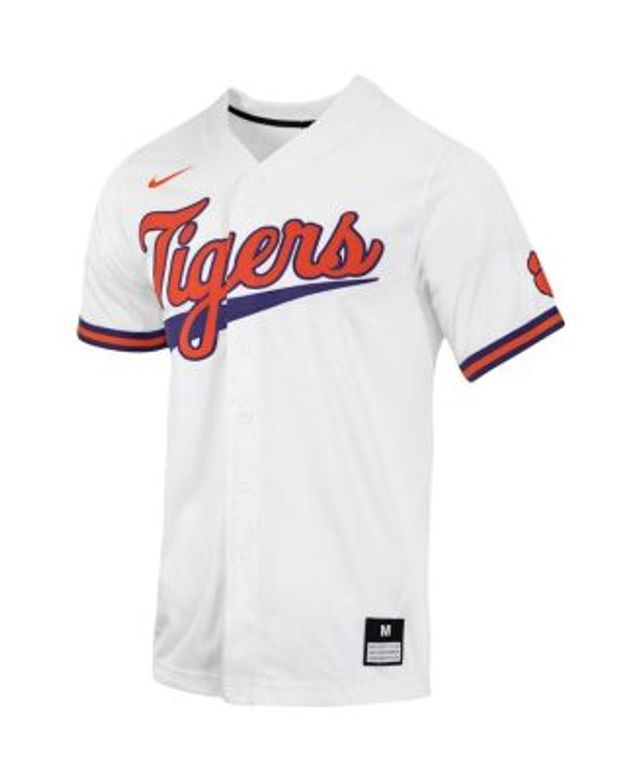 Nike Men's UConn Huskies White Full Button Replica Baseball Jersey, Medium