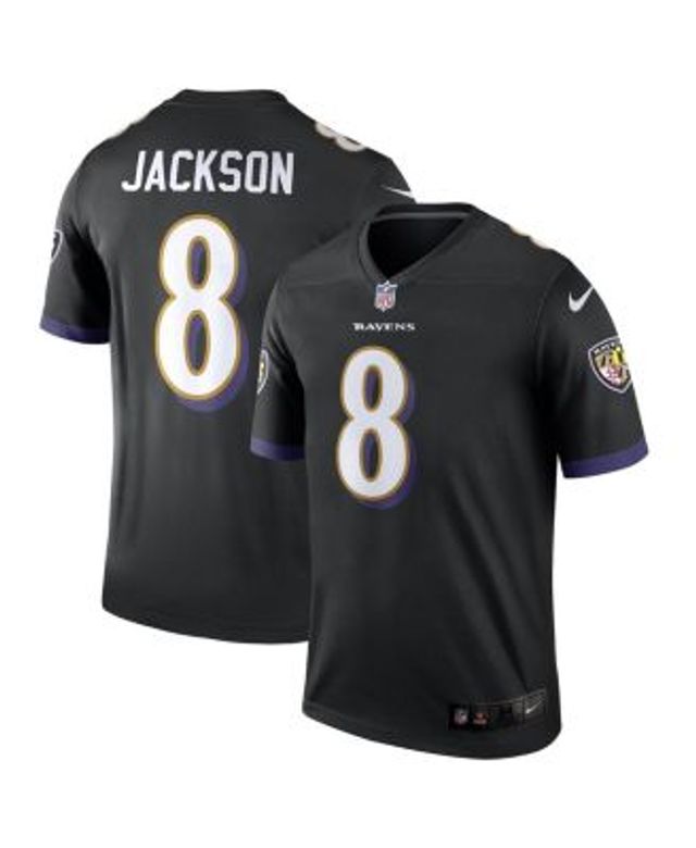 Nike Men's Lamar Jackson Black Baltimore Ravens Legend Jersey - Macy's