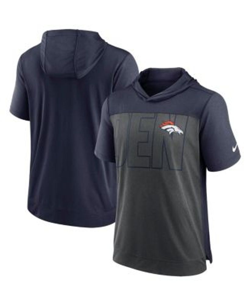 Men's Nike Navy Denver Broncos Sideline Team Performance Pullover Sweatshirt