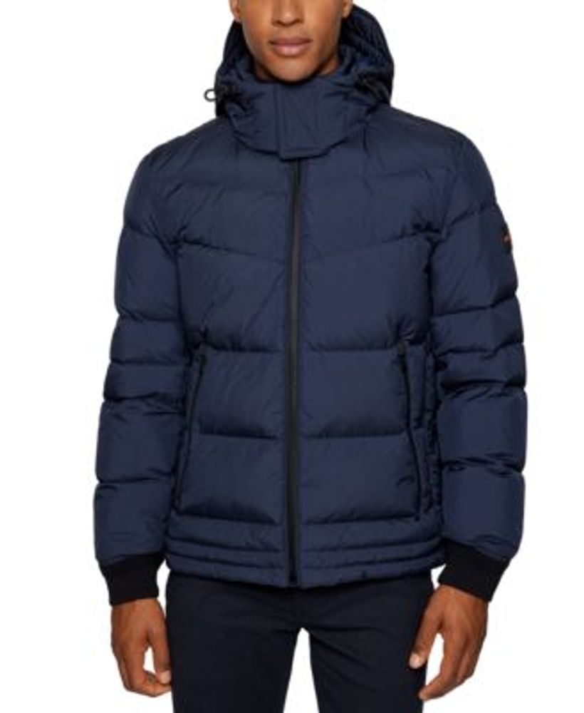 Hugo Boss BOSS Men's Regular-Fit Ripstop Down Jacket | Mall