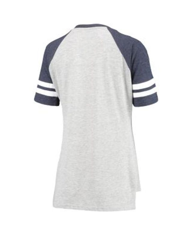 Lids Cleveland Indians Nike Women's Henley 3/4-Sleeve Raglan Tri-Blend  Performance V-Neck T-Shirt - Navy