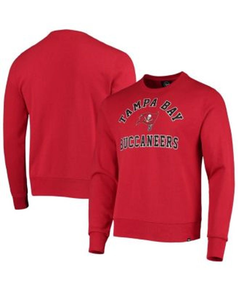 Men's Fanatics Branded Heathered Charcoal Tampa Bay Buccaneers Playability Pullover Sweatshirt