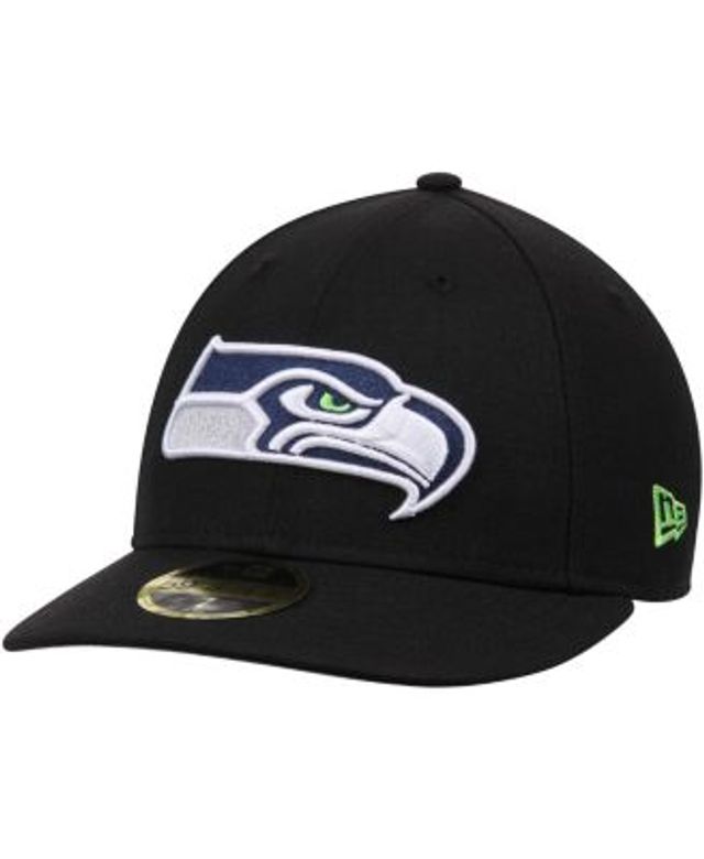 Men's New Era Green Seattle Seahawks Omaha Throwback Low Profile 59FIFTY  Fitted Hat