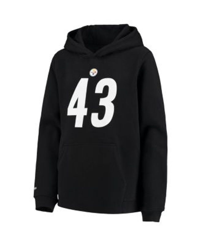 Youth Mitchell & Ness Lawrence Taylor Royal New York Giants Retired Player  Name & Number Fleece Pullover Hoodie