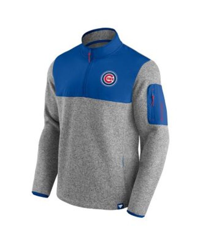 Fanatics Men's Royal Chicago Cubs Iconic Marble Clutch Half-Zip Pullover  Jacket - Macy's