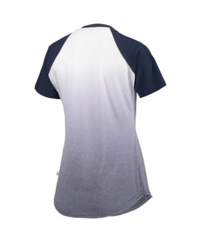 New York Yankees Touch Women's Shortstop Ombre Raglan V-Neck T