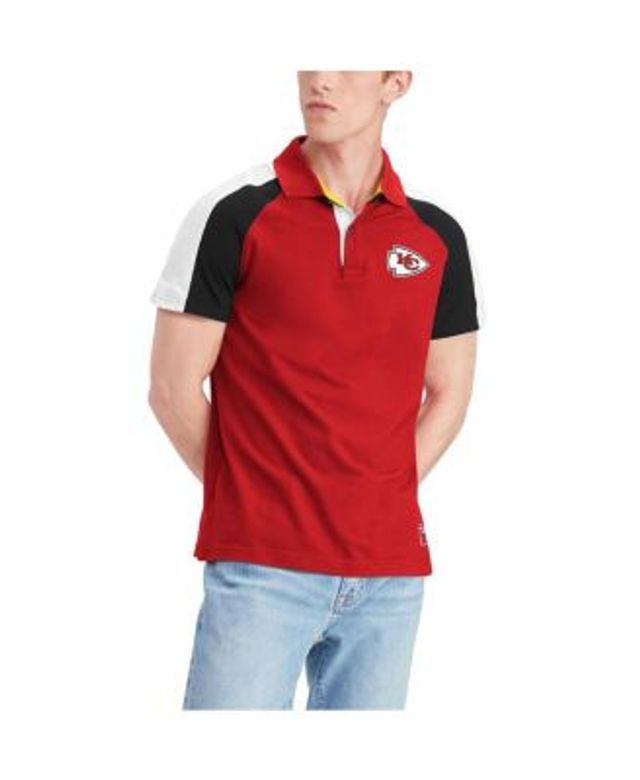 Tommy Hilfiger Men's Red, White Kansas City Chiefs Varsity Stripe Rugby  Long Sleeve Polo Shirt - Macy's