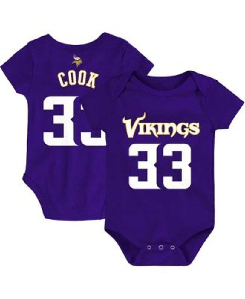 Infant Justin Jefferson Purple Minnesota Vikings Mainliner Player Name &  Number Bodysuit