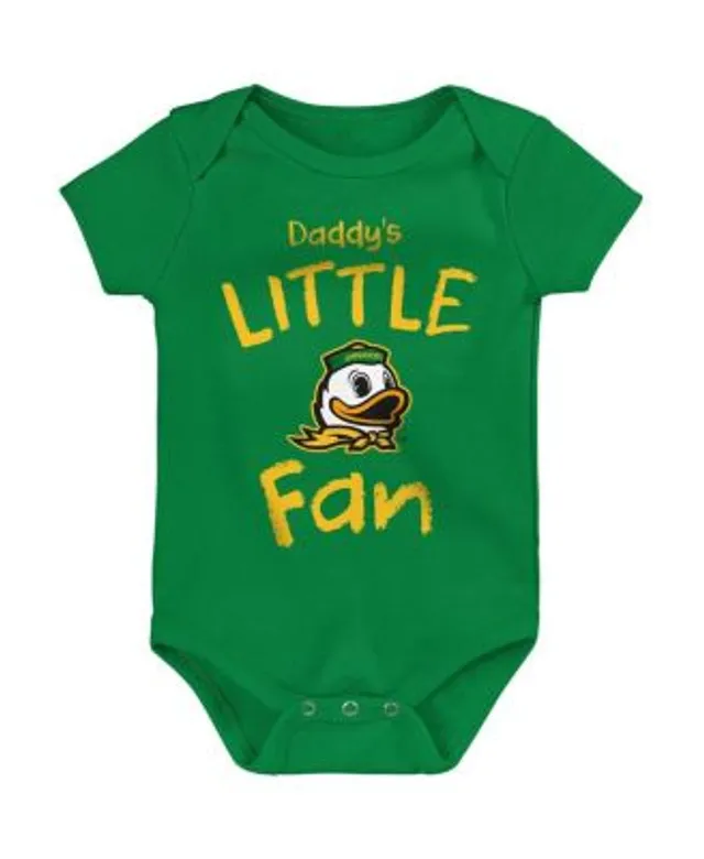 Newborn & Infant Heathered Gray Green Bay Packers Little Fan Bodysuit