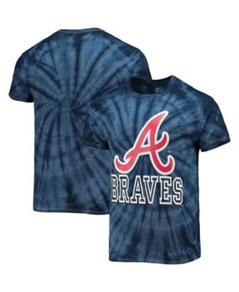 Men's Atlanta Braves Navy Big & Tall Tie-Dye T-Shirt