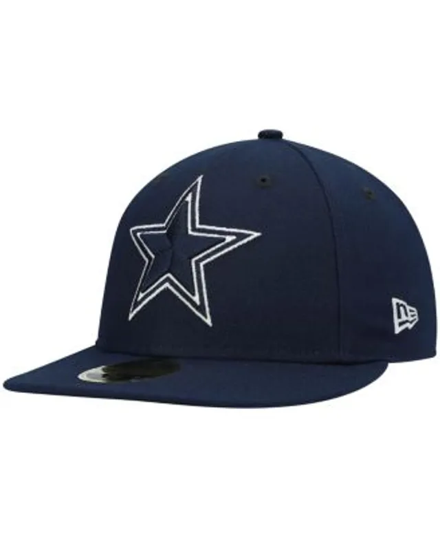 Lids Dallas Cowboys New Era Confident Cuffed Knit Hat with Pom - Navy/Black