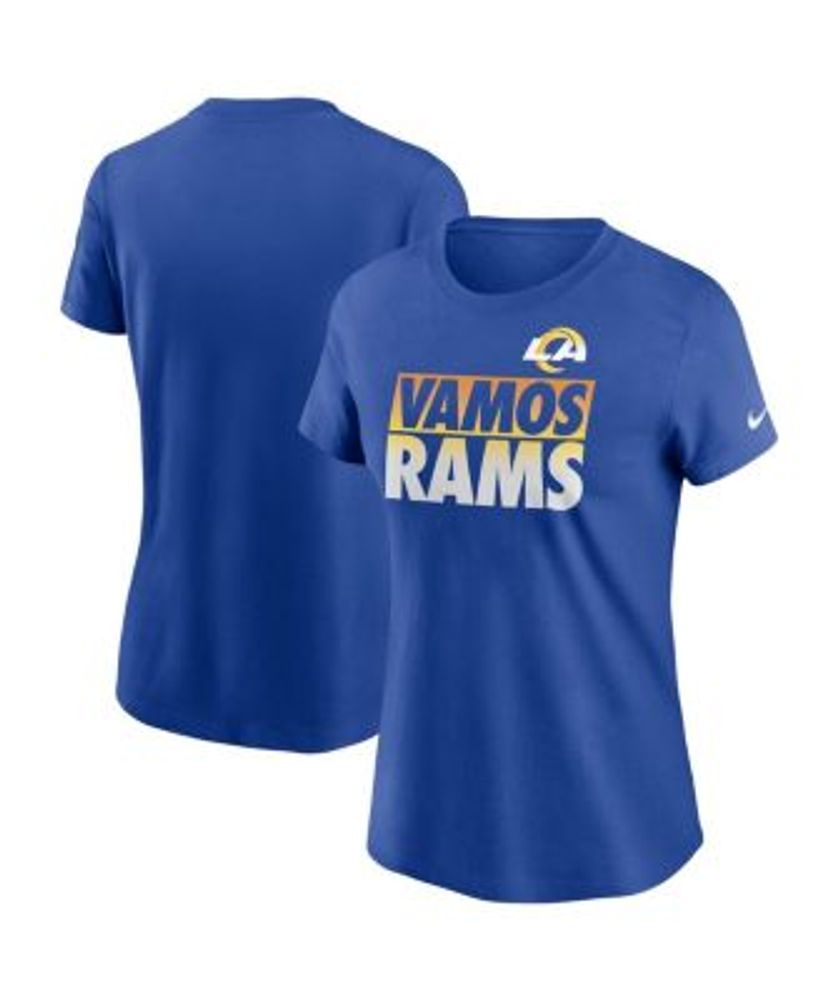 Nike Women's Los Angeles Rams Vamos Rams T-Shirt - Royal - S