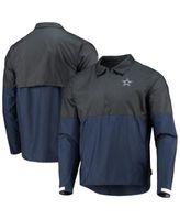 Men's Nike Navy Dallas Cowboys Sideline Half-Zip Hoodie Size: Small