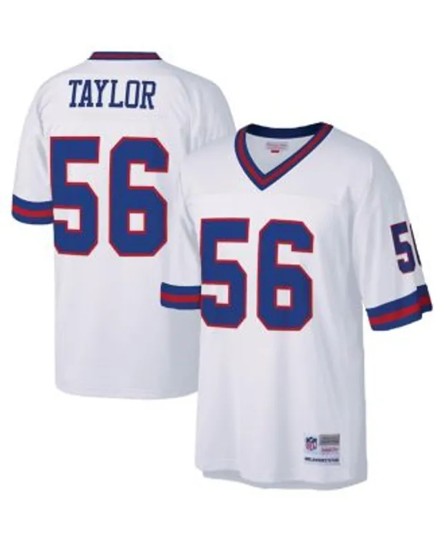 Men's Mitchell & Ness Lawrence Taylor Black New York Giants Retired Player  Name & Number Mesh Top