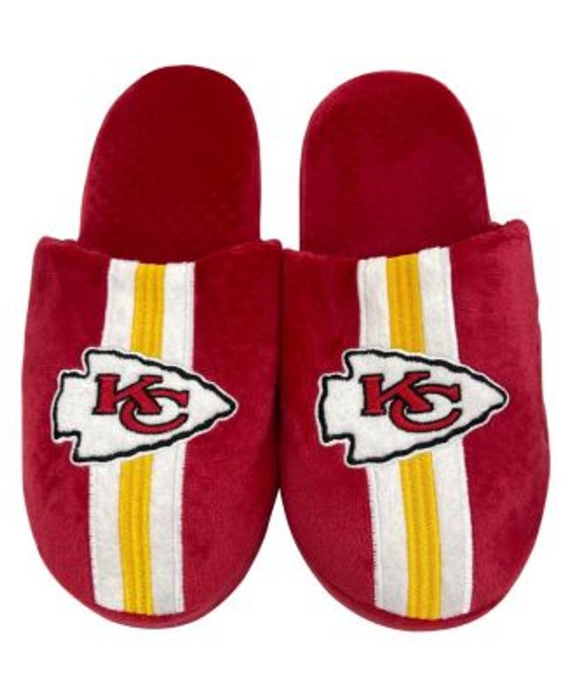 Kansas City Chiefs FOCO Youth Big Logo Color Edge Slippers