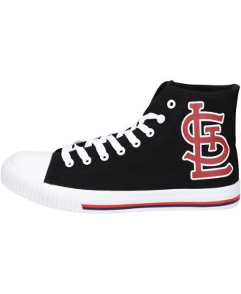 Men's FOCO St. Louis Cardinals Big Logo High Top Canvas Shoes