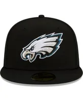 Philadelphia Eagles Super Bowl LII Side Patch 59FIFTY Black New Era Fitted  Hat