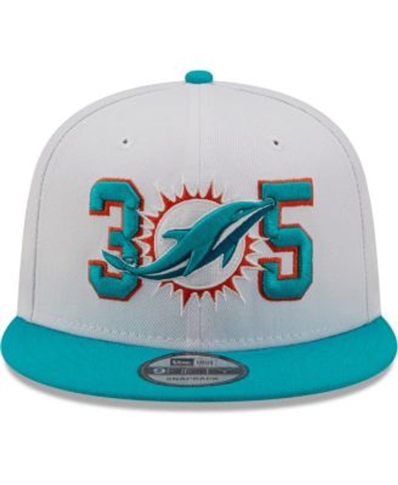 Men's New Era Aqua Miami Dolphins Club 9FIFTY Snapback Hat