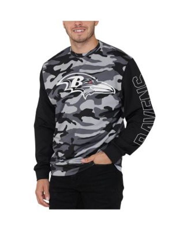 FOCO Men's Black Baltimore Ravens Camo Long Sleeve T-shirt