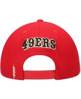 Men's New Era Scarlet San Francisco 49ers Word 9FIFTY Snapback Hat