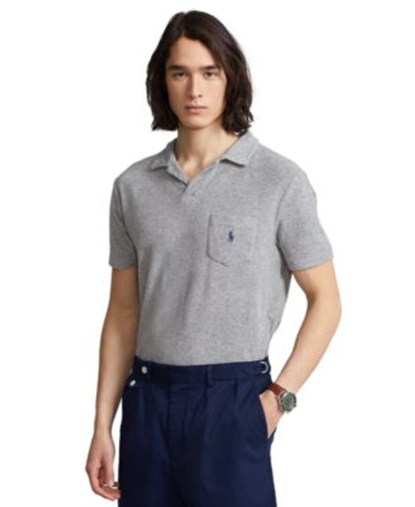 Polo Ralph Lauren Men's Custom Slim Fit Terry Polo Shirt | Plaza Las  Americas