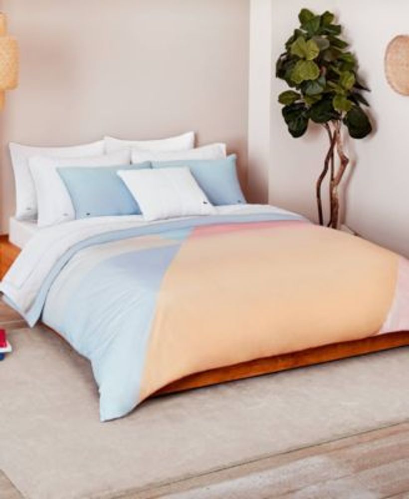 Lacoste Home Colorblock Ombre Duvet Cover Set, Post Mall