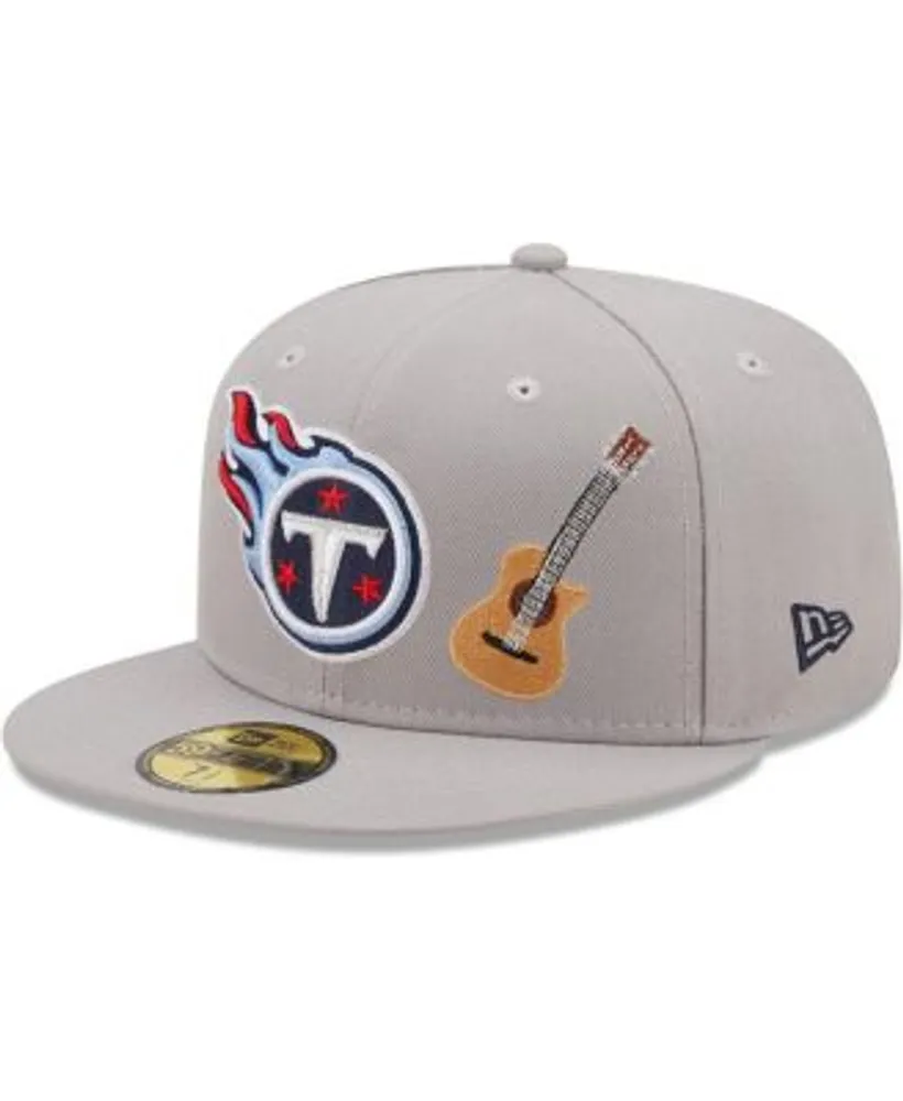 Men's Tennessee Titans New Era Gray Distinct Bucket Hat