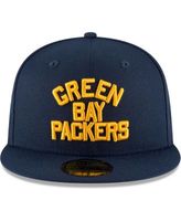 Green Bay Packers New Era Omaha Throwback Low Profile 59FIFTY Fitted Hat -  Navy