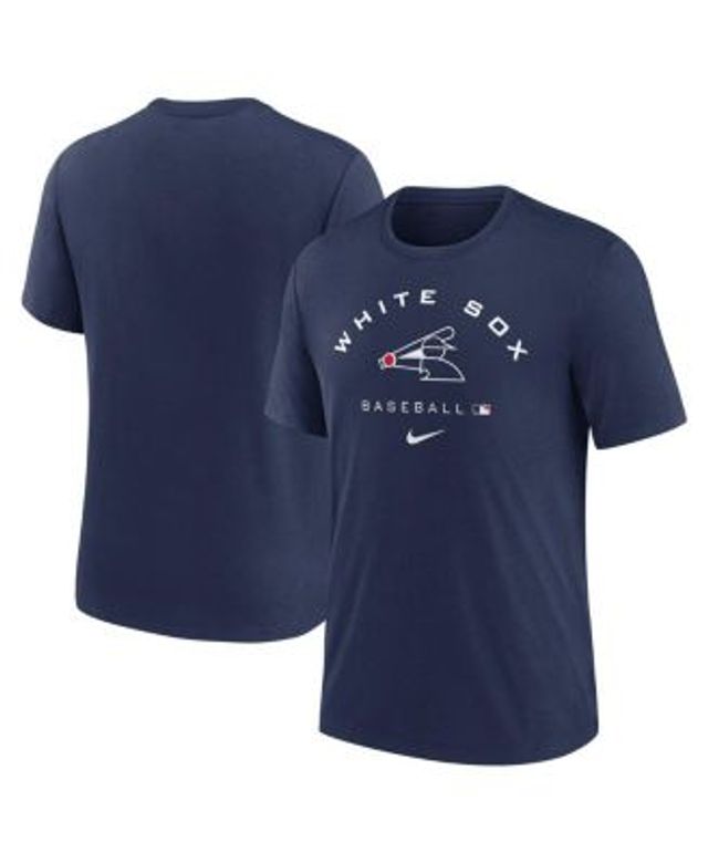 Men's Nike Navy Seattle Mariners Authentic Collection Pregame Raglan Performance V-Neck T-Shirt Size: Small