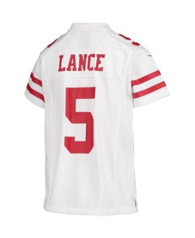 Nike Youth San Francisco 49ers Trey Lance #5 Atmosphere Grey Game Jersey