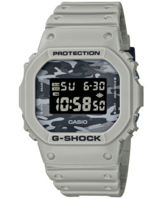 Men's Digital Khaki Resin Strap Watch 43mm DW5600CA-8